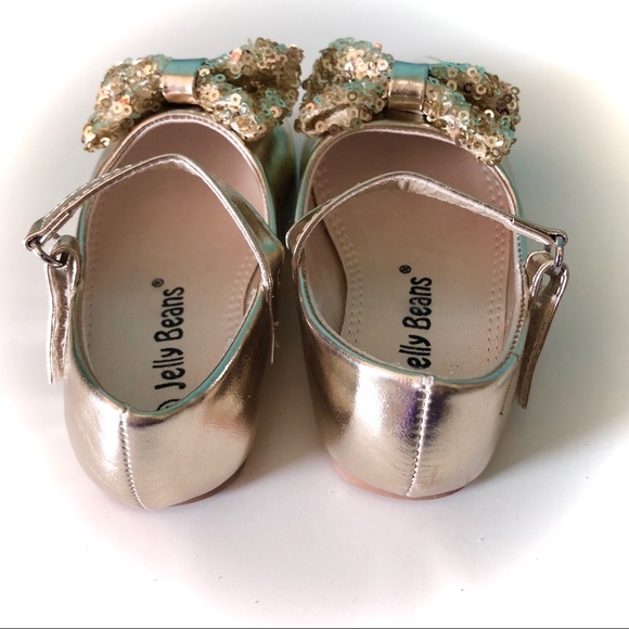 Size 5 Jelly Beans Gold Flats - Bundle & Save - Picture 6 of 7